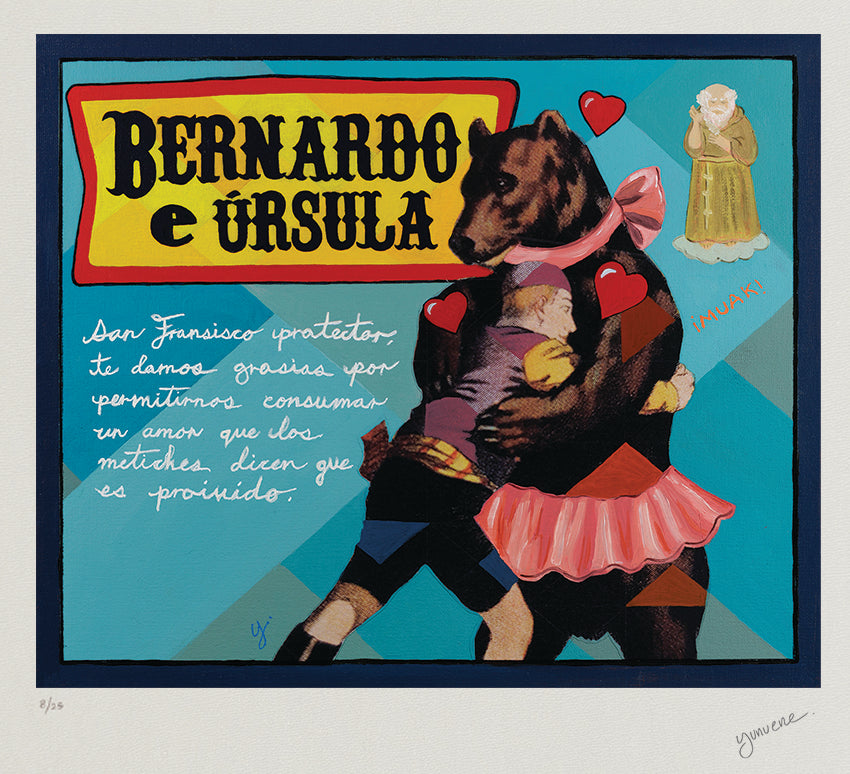 Bernardo and Ursula, Signed Print. Limited edition.